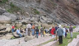 Sortie géologique dans la baie de Loya